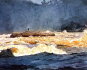 Fishing the Rapids, Saguenay - 温斯洛·荷默